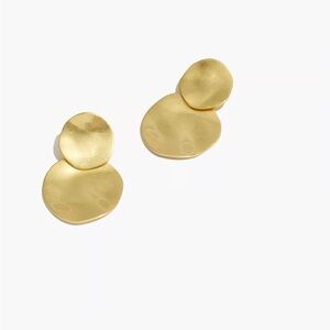 Madewell Hammered Disc Statement Earrings